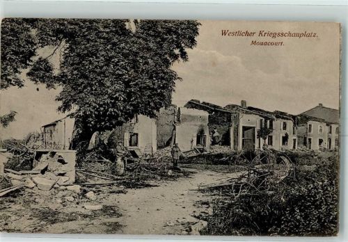 Mouacourt 1916 Feldpost WK I