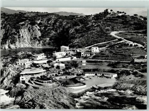 San feliu de Guixols Schwimmbad Port Salvi Fliegeraufnahme