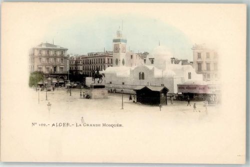 Alger 1900 Le Grande Mosquee, Nr. 102 Photograveur Vollenweider