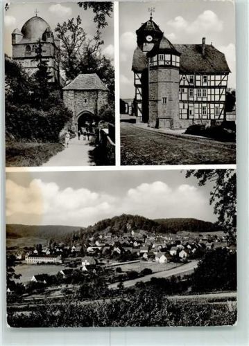 Rauschenberg Hotel Pension Ruckert Fachwerkhaus Turm Torbogen
