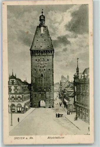 Speyer 1916 Altpörtelturm