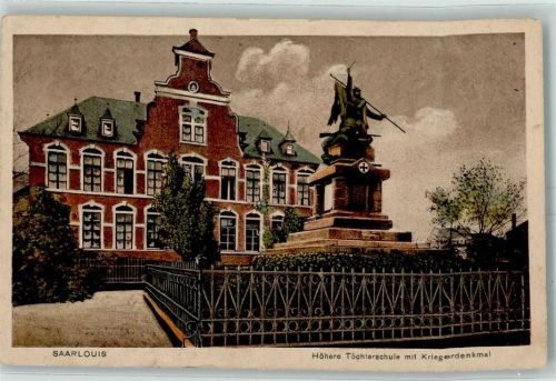 Saarlouis Höhere Töchterschule Kriegerdenkmal