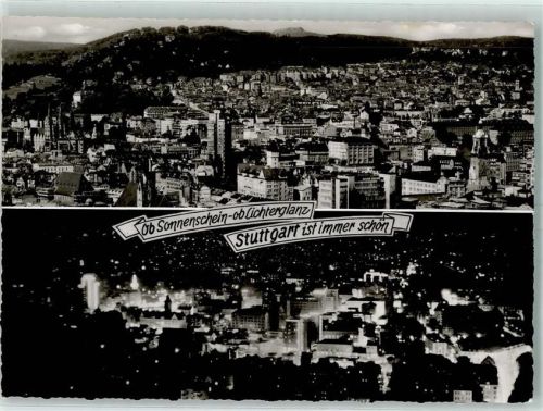 Stuttgart Bei Tag und Nacht