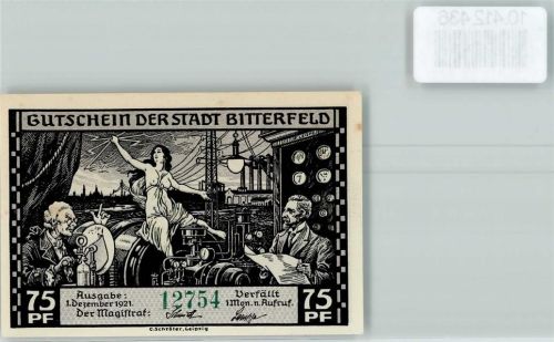 Bitterfeld Notgeld Großkraftwerk