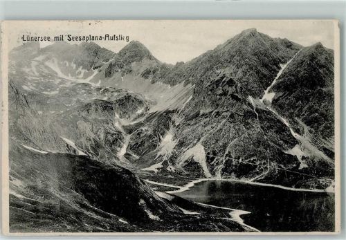 Vandans Lünersee mit Scesaplana Aufstieg