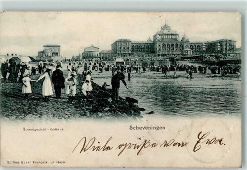 2491 Scheveningen Den Haag 1902 - Schwimmbad Strand