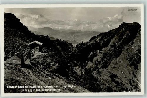 Oberstaufen Staufener Haus am Hochgrat Blick gegen Bregenzerwaldberge