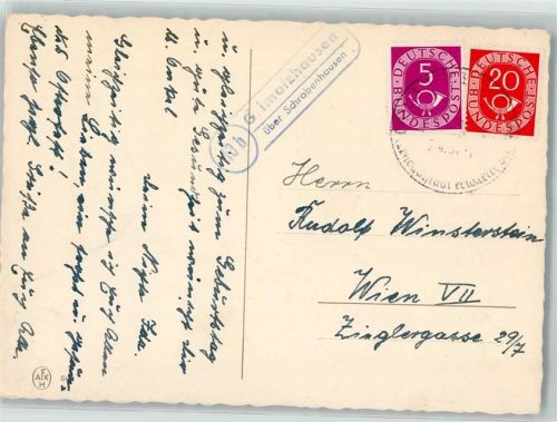 86554 W8897 Grimolzhausen - Landpoststempel über Schrobenhausen