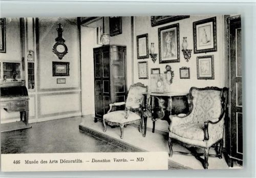 Nr. 486 Interieur - Donation Verrin - Museum des Arts Decoraties , gute Erhaltung