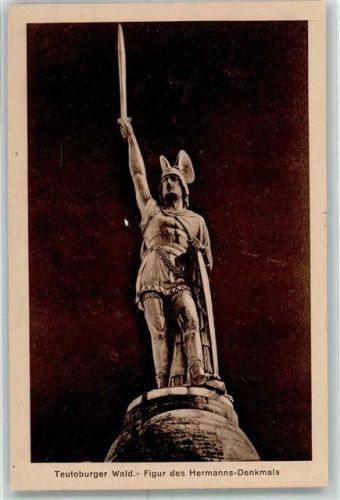 Detmold Figur der Hermanns-Denkmals Teutoburger Wald