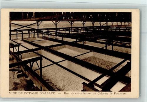 Mine de Postasse D`Alsace - Salzbecken - Bacs de cristillisation du Chlorure de Potassium