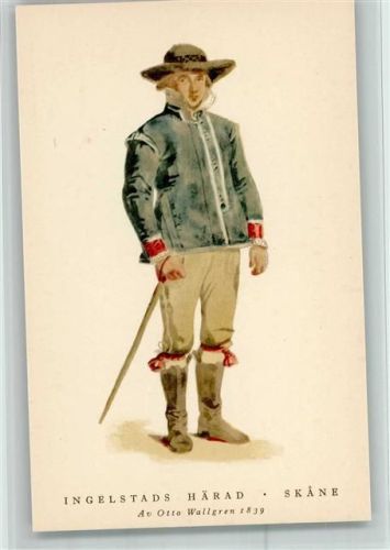 Otto Wallgren - Ingelstads Härad. Skane - gute Erhaltung ,