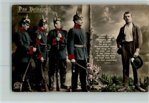 Fotoverlag R & K/L Serie 4901-4 - WK I Das Heidegrab