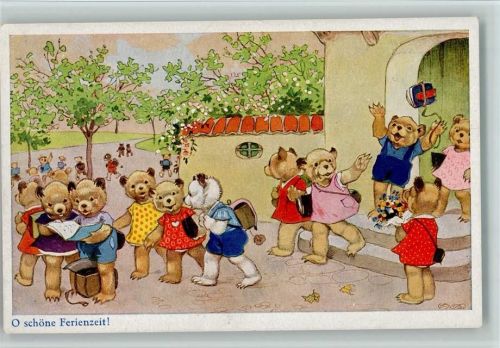 Serie 1526-2 Verlag Oppel & Hess - Bärenschule, gute Erhaltung