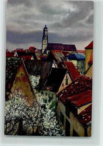 Nördlingen Serie 151 Nr. 2794 - Blick von der Stadtmauer, gute Erhaltung AK