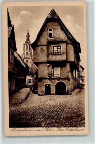 Meisenheim Das Ritterhaus Kirchturm Kopfsteinpflaster