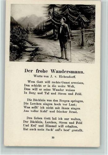 Der Frohe Wandersmann - Volkslieder Nr. 55 , gute Erhaltung