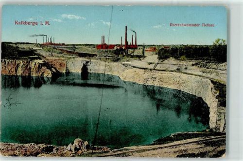 Kalkberge Überschwemmter Tiefbau