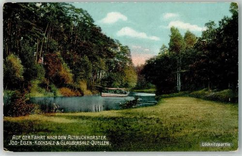 Woltersdorf 1913 Löcknitzpartie Werbung Mark-Sprudel