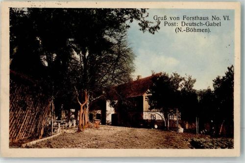 Jablone v Podjestedi Deutsch-Gabel 1913 - Forsthaus No. VI.