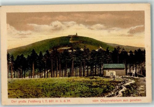 Schmitten Vom Observatorium aus gesehen Der große Feldberg i. T.