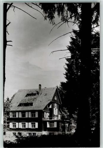 Moosbronn Naturfreundehaus Karlsruhe , gute Erhaltung AK