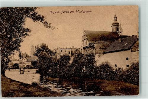 Oppeln 1922 am Mühlgraben