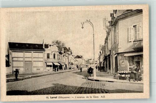 Laval-sur-Tourbe l`Avenue de la Gare