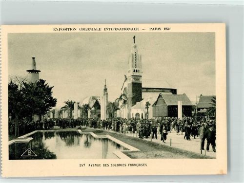 Paris Exposition Coloniale Internationale 1931 Nr 247 Avenue des Colonies Francaises