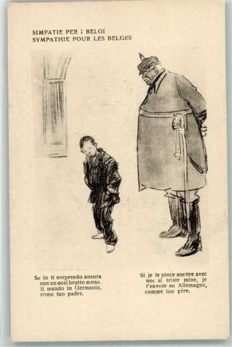 Nr. 10 sign. Raemaekers Louis Anti-Deutschland WK I