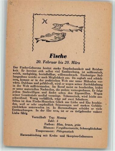 Der Fisch - gute Erhaltung AK