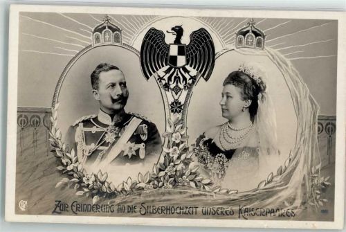 Silberhochzeit Prachtkarte