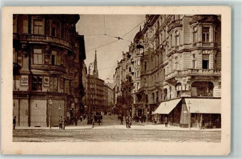 Wien Rotenturmstraße Straßenbahn Emailleschild