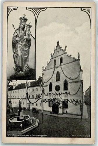 1010 Wien 1. Bezirk, Innere Stadt - Franziskanerkirche mit Mutter Gottes Statue