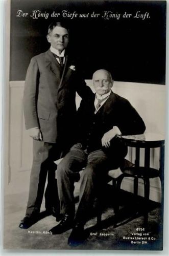 Verlag Liersch 4114 Kapitän König Zeppelin, F. Graf von Foto AK