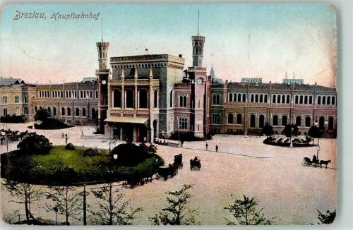 Breslau 1911 Hauptbahnhof