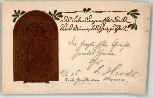1905 Friedrich von Schiller Verlag P.F.B. Serie 5737