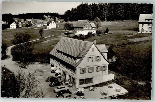 72250 W7290 Kniebis Foto AK VW Käfer Auto Oldtimer Gasthaus Pension zum Waldhorn