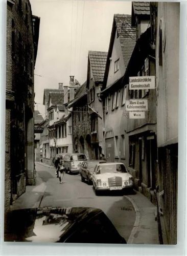 70173 W7000 Bad Cannstatt - Küblergasse Auto Mercedes