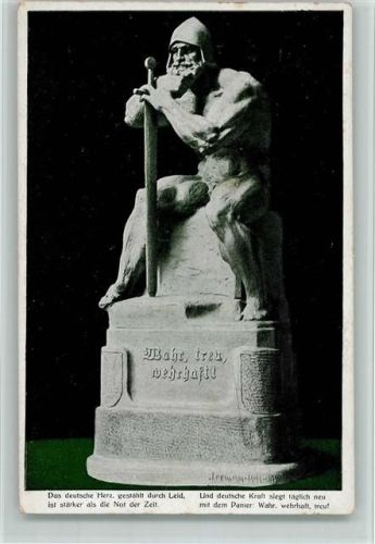 Denkmal Wahr, treu wehrhaft - Wohlfahtskarte für Waisenkinder - AK
