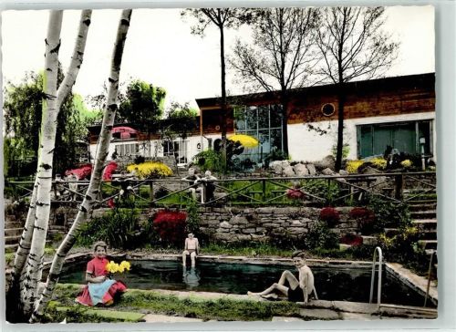 95367 W8651 Trebgast - Cafe Hall's Malergarten Pool