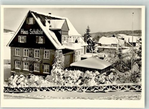 Schönwald Pension Schätzle Foto AK