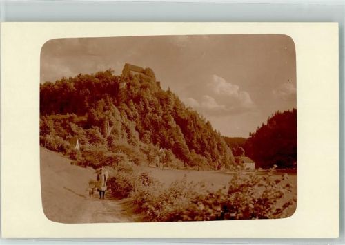 78567 W7203 Fridingen an der Donau FOTO KEINE AK Donautal Ort handschriftlich Burg