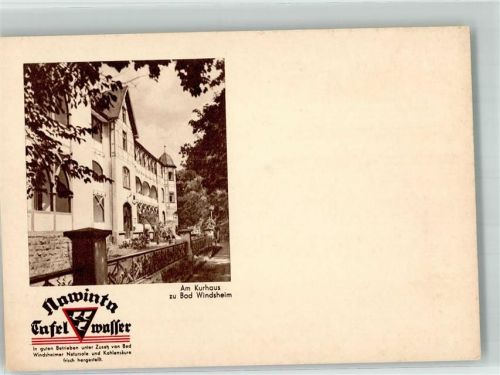 Bad Windsheim St. Anna Brunnen Tafelwasser Am Kurhaus