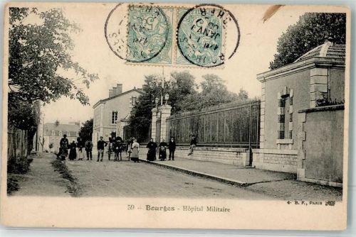 18000 Bourges 1906 - Hospital Militaire