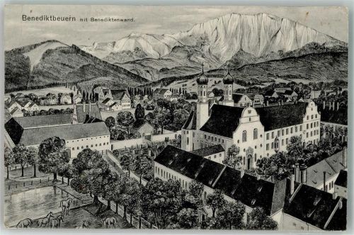 Benediktbeuern 1916 Kinderheim Kloster Feldpost WK I