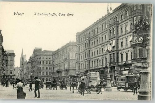 Wien Kärtnerstrasse Ecke Ring B.K.W.I. 45