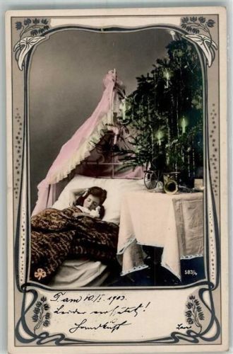 1903 Weihnachten Kind S.B.W. 583/4