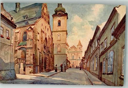 Klatovy Kirche sign. Müller