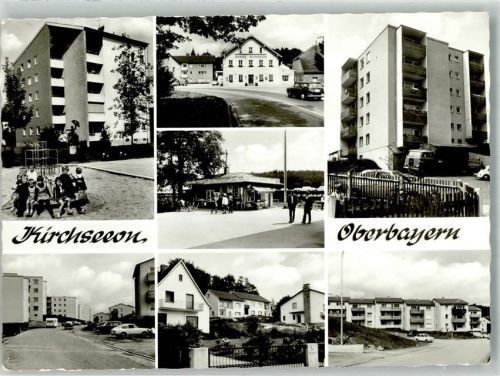 Kirchseeon Hochhäuser Kiosk Kinderspielplatz Wohnhäuser
